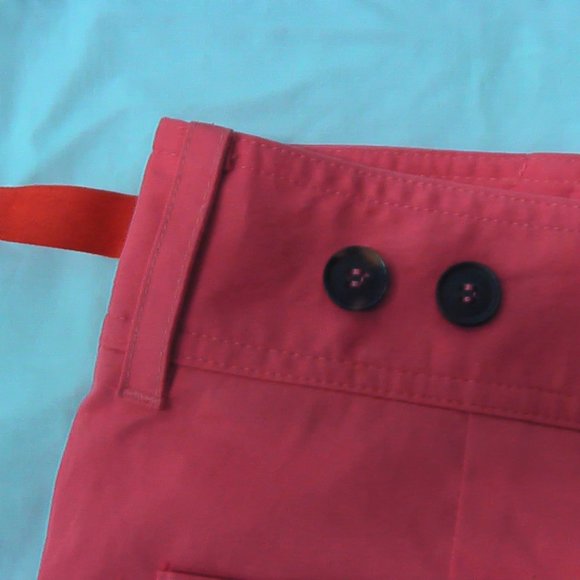 Chaiken & Capone Ellie Shorts Red 4 USA NWT - Picture 5 of 6